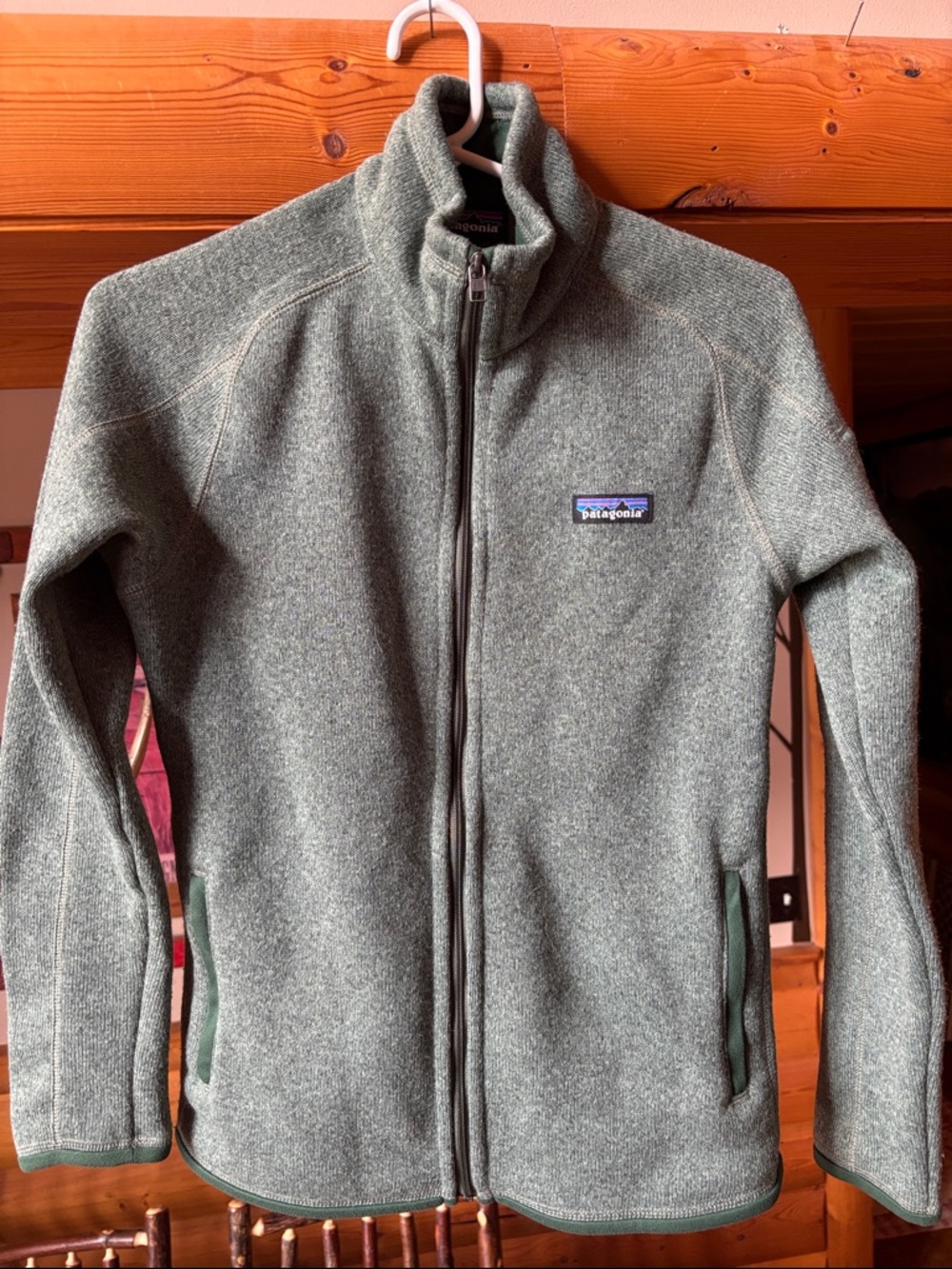 Patagonia Heathered Sage Green Better Sweater
